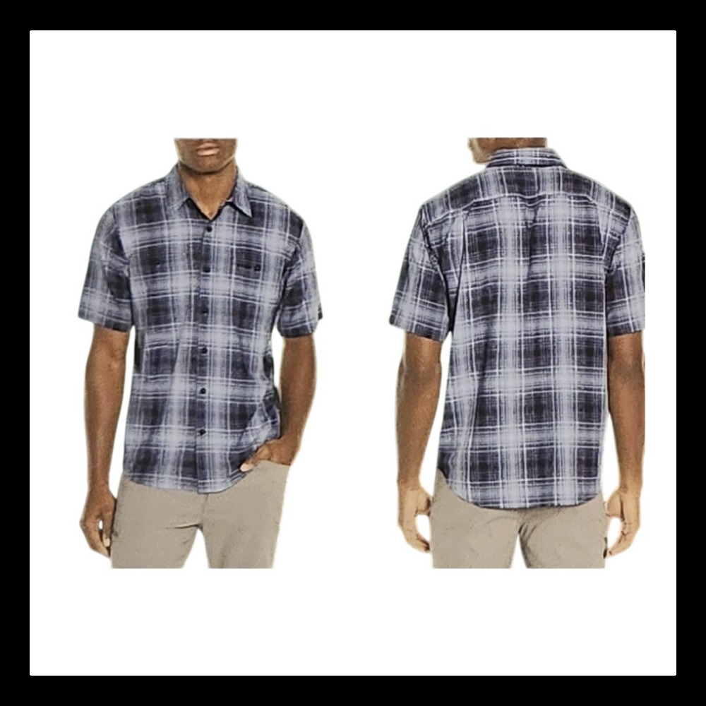 Orvis Short Sleeve Tech UPF 30 Moisture Wicking Quick Dry Blue Shirt Small NWT